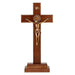13" St. Benedict Standing Crucifix Christian Brands Catholic Gold 