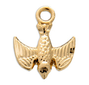 Holy Spirit Gold Over Sterling Silver Medal HMH 