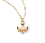 Holy Spirit Gold Over Sterling Silver Medal HMH 