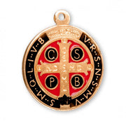 Saint Benedict Jubilee Gold Over Sterling Silver Medal Medal HMH 