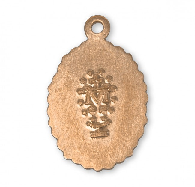 Gold Miraculous Medal Necklace Necklaces The Roman Catholic Store 
