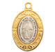 Gold Oval Miraculous Medal Necklaces HMH 