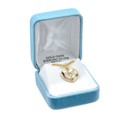 Sterling Silver White Heart with a Chalice HMH 