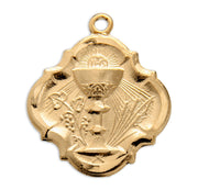 Gold Over Sterling Silver Chalice Pendant HMH 