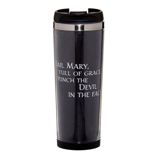 Punch The Devil Insulated Mug Mugs Christian Brands Catholic 
