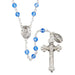 Blue Italian Sacred Heart Rosary with 6mm Beads Rosary Christian Brands Catholic 