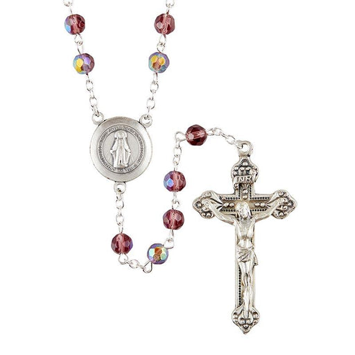 Prague Amethyst Rosary Rosary Christian Brands Catholic 