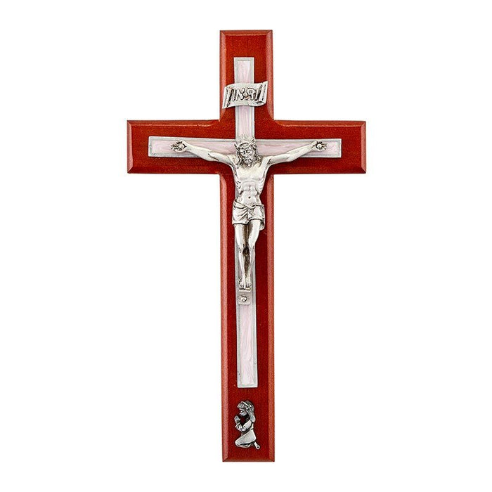 Crucifix with Baby Girl Christian Brands Catholic 