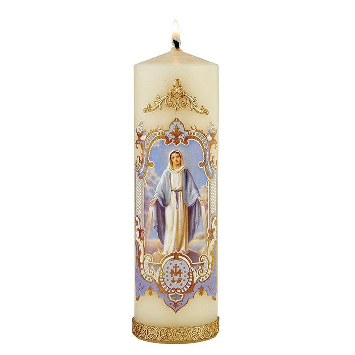 Our Lady of Grace Devotional Candle - Set of 2 Candles Christian Brands Church 