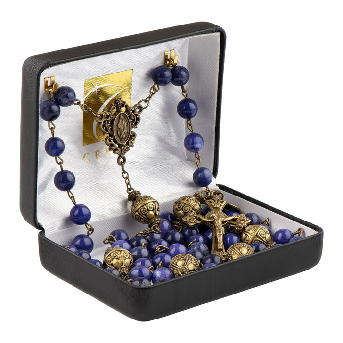 Creed® Mantle of Mary Vintage Rosary - Amethyst