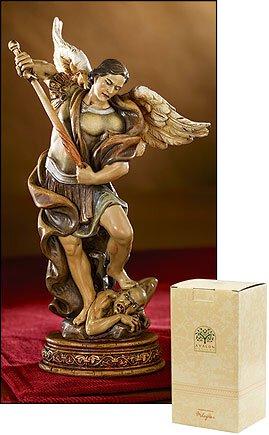 6 " St. Michael Statue The Roman Catholic Store 