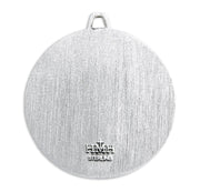 Sterling Silver Round Holy Communion Medal HMH 