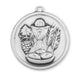 Sterling Silver Round Holy Communion Medal HMH 
