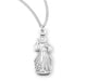 Divine Mercy Sterling Silver Pendant with Chain Medal HMH 