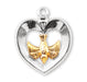 Holy Spirit Two-Tone Sterling Silver Medal HMH 