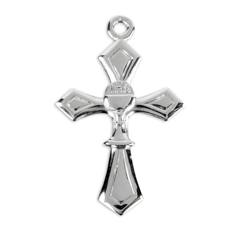 Sterling Silver Cross with a Chalice HMH 