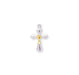 Two-Tone Sterling Silver Cross with a Chalice HMH 