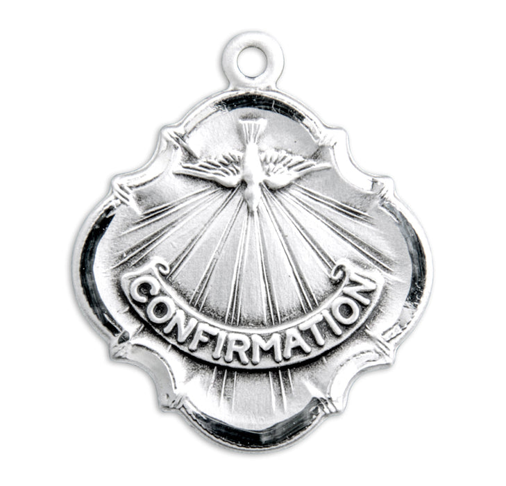 Holy Spirit Sterling Silver Confirmation Medal HMH 