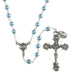 Swarovski Blue Lock-Link Rosary The Roman Catholic Store 