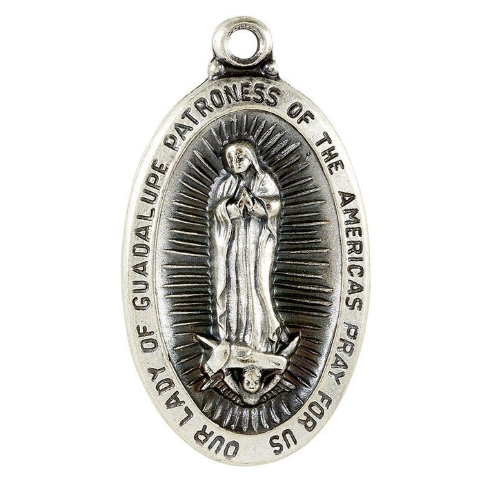 Our Lady of Guadalupe Medal with 24 inch Chain Medal Christian Brands Catholic 