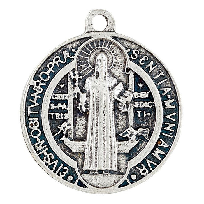 St. Benedict Medal with 24  Chain — The Roman Catholic Store