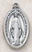 Silver Miraculous Medal with 27" Chain The Roman Catholic Store 
