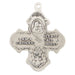 Four Way Medal with Chain The Roman Catholic Store Sterling Silver 24 inches 