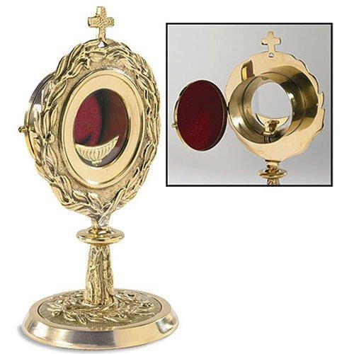 Monstrance with Removable Luna The Roman Catholic Store 