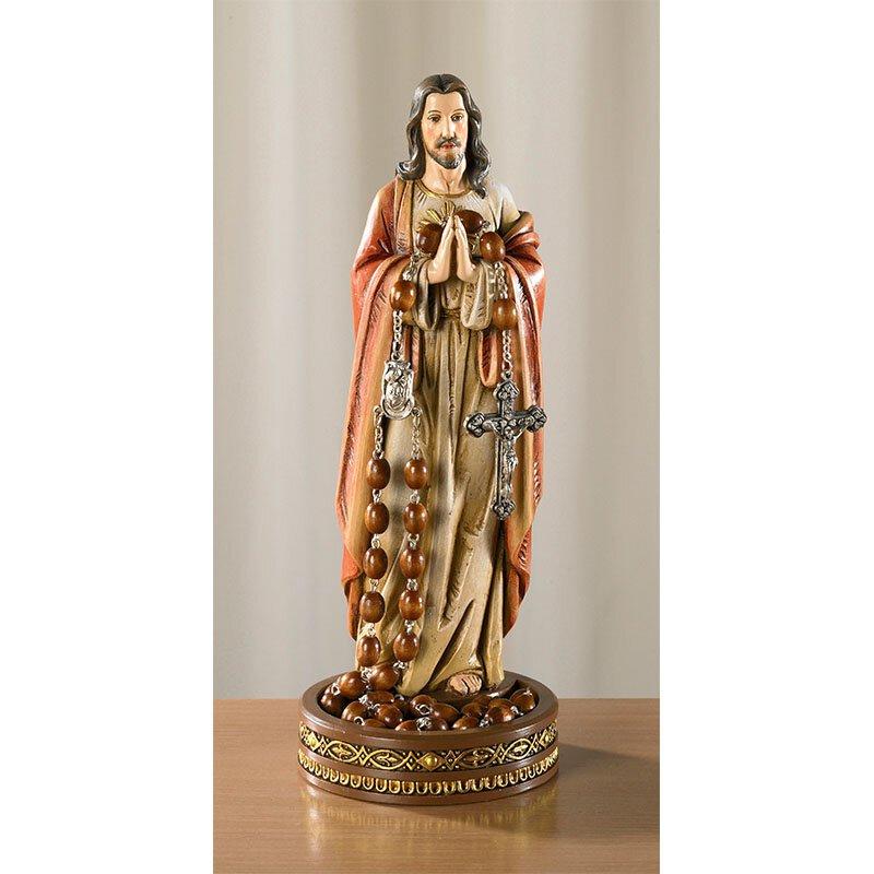 8.5" Sacred Heart Rosary Holder Christian Brands Catholic 