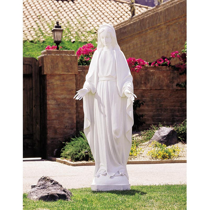 Our Lady of Grace - White 58" Statue Statue Christian Brands Catholic 