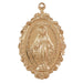 24KT Gold Plated Miraculous Medal Jewelry Christian Brands Catholic 