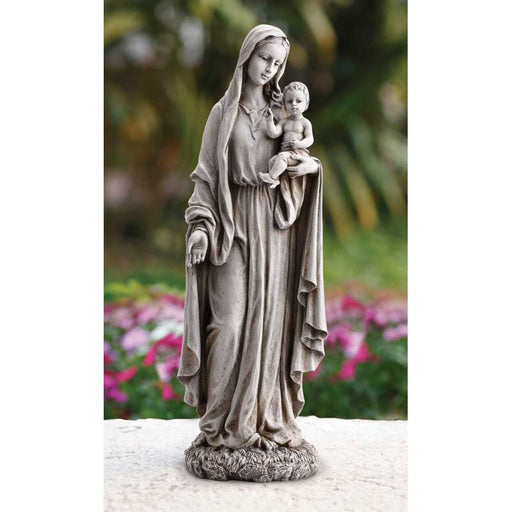 23" Our Lady of Grace and Baby Jesus Outdoor Statue Statue Christian Brands Catholic 