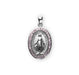 Sterling Silver Pink Cubic Zirconia "CZ" Miraculous Medal HMH 