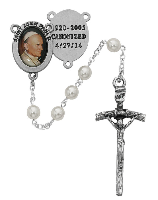 Saint John Paul Pearl Rosary Rosary McVan 