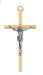 4" Brass Crucifix Boxed Rosary McVan 