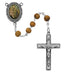St. Joseph Rosary with Olive Wood Beads Rosary McVan 