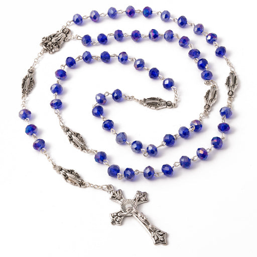 Marian Sapphire Rosary Rosary Christian Brands Catholic 