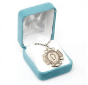 St. Florian Sterling Silver Fire Fighters Medal Medal HMH 