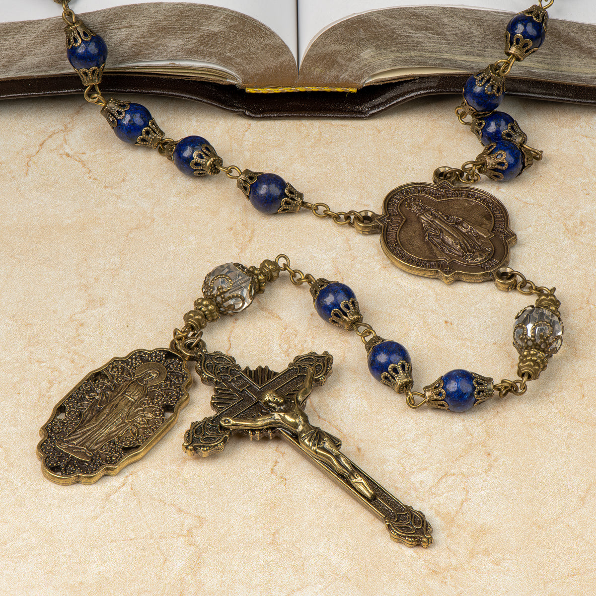 Large Miraculous Vintage Rosary — The Roman Catholic Store